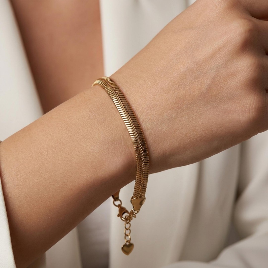 PULSEIRA LIS DIVERSA MÉDIO OURO BANHADO