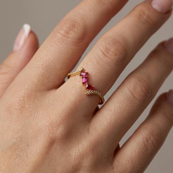ANEL ROSA TAMANHO 20 PEQUENO OURO BANHADO