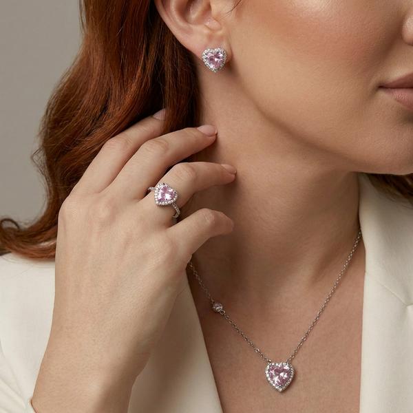 CONJUNTO ROSA TAMANHO 18 PEQUENO RÓDIO BANHADO