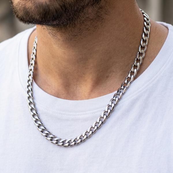 CORRENTE MASCULINO 60 CM GRANDE AÇO